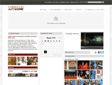 Tablet Screenshot of correggioarthome.it